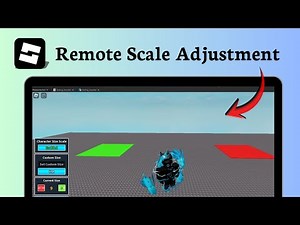 How to adjust character size pressing a button in Roblox Studio