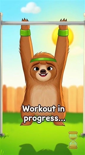 When a Sloth Hits the Gym 😂