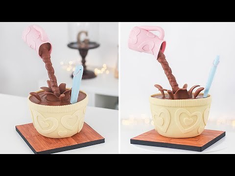 AMAZING Bowl Cake - EASY gravity defying - Tan Dulce