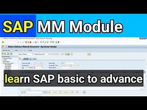 Part -3 : SAP learning from Basic to Advance ||SAP MM Module Basic to advance (part 3)