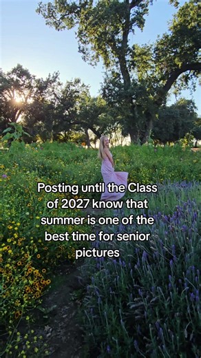If you've been saving flower field senior picture ideas on Pinterest, this is your sign to start