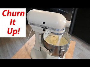 How To Make Butter In A KitchenAid Mixer