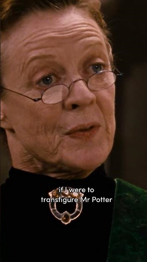 Harry and Ron are late to Transfiguration class #HarryPotter #McGonagall #Hogwarts