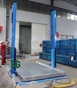 [Hot Item] 2 Post Vertical Parking Double Stacker Car Parking Equipment with Hydraulic Lift