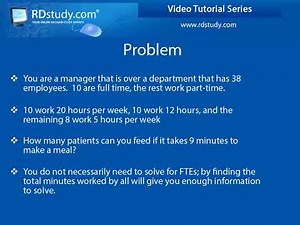 FTE word problem explained