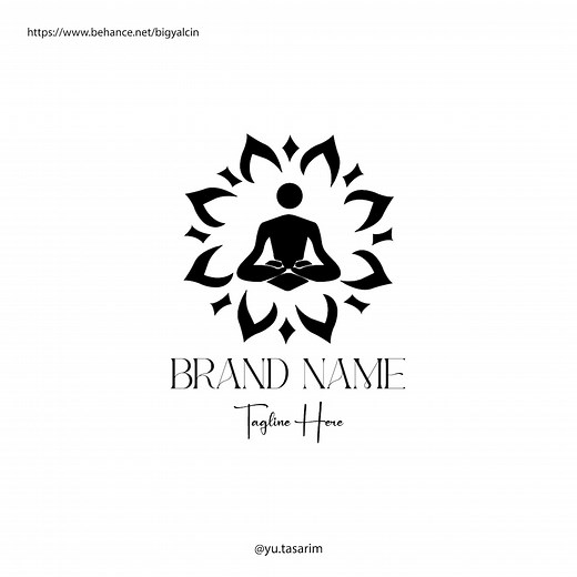 Custom Yoga Logo Design - Yoga Studio Branding / Minimalist Meditation Logo Design - Elevate Your Brand Identity /logo for Yoga Coach - Etsy