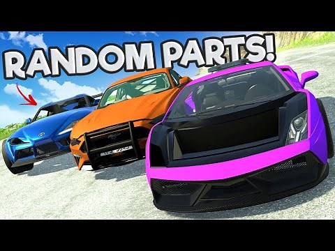 Upgrading EXPENSIVE CARS with RANDOM TERRIBLE PARTS in BeamNG Drive Mods?!