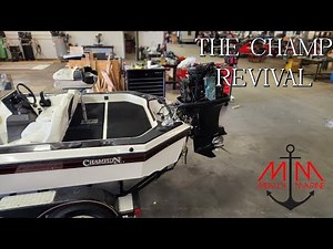 THE CHAMP REVIVAL | CHAMPION BASS BOAT RESTORATION | PART 7: Servicing Mercury Lower Unit