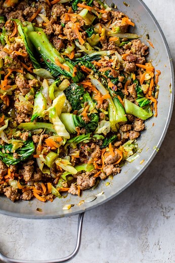Ground Pork Stir Fry
