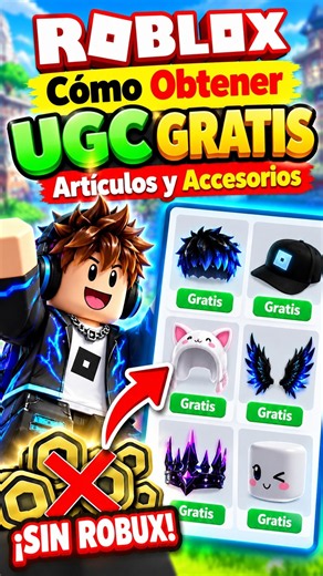 Cómo CONSEGUIR UGC GRATIS en Roblox 😱🎁 ¡Sin Robux! #roblox #shorts