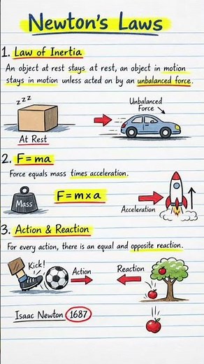 Newton laws #short