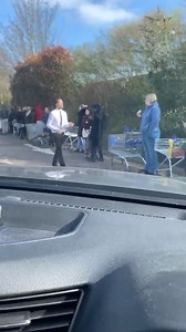 This was the queue this morning at the Southend Tesco Extra supermarket, during a priority browsing hour for NHS staff 😦 Tesco security staff were said to be doing a good job of checking NHS I.D., however we've heard from nurses in Southend who could not get into the carpark and therefore missed the priority shopping hour. Surely there must be a better way? How can supermarkets best ensure our NHS staff have access to food and essentials? A witness said: "Tesco was open at 9am for NHS staff onl