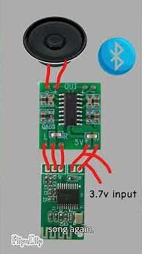 DIY mini bluetooth speaker