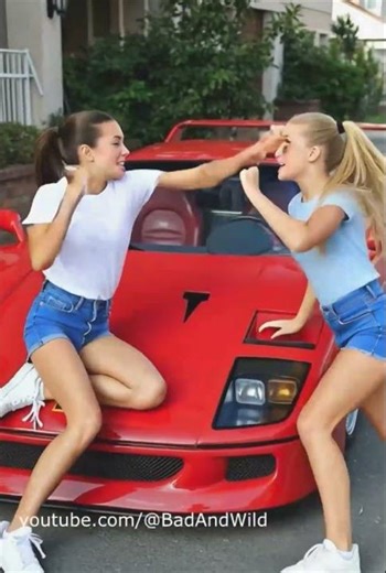 Rich Girls Bring Chaos to a Ferrari F40 | Bad & Wild