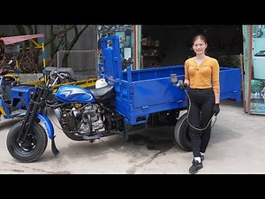 Genius Girl's Challenge: Repair and Completely Restore a Tricycle That Was Abandoned for Many Years.