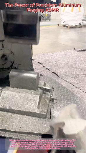 The Power of Precision: Aluminum Forging ASMR 🔨✨