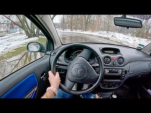 2004 Citroen C2 [1.1 I 61HP] |0-100| POV Test Drive #1565 Joe Black