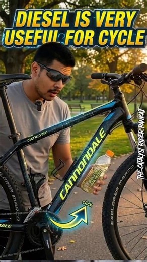 Bicycle Diesal Hacks #shorts #ytshorts #bicyclediesal #diesalhacks #mtb
