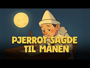 Pjerrot Sagde Til Månen - Godnatsang for børn | klassisk vuggevise med tekst