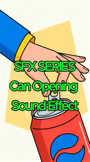 Can Opening Sound Effect SFX SERIES – CAN OPEN 08