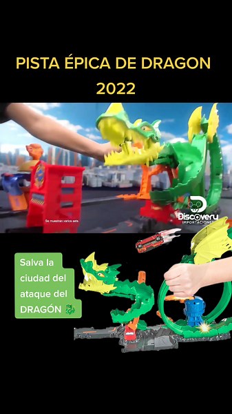 Pista ÉPICA de DRAGÓN en Hot Wheels