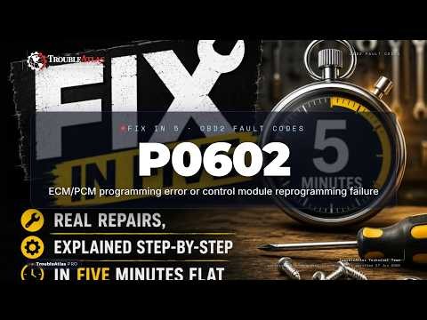 P0602 Explained — ECM/PCM programming error or control module reprogramming failure | TroubleAtlas