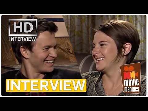 The Fault In Our Stars | Shailene Woodley & Ansel Elgort Exclusive Interview BEST KISS
