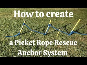 The Picket rope anchor system