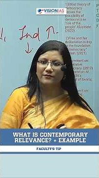 What is Contemporary Relevance? + Example