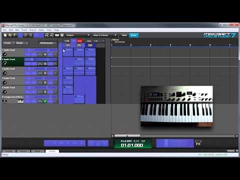 Mixcraft 7 Performance Panel: Mapping Computer Keys and Keyboard Controllers