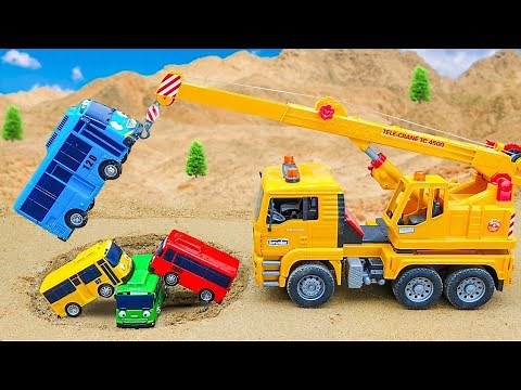 Firefighter and police rescue compilation with kids fire truck and police car Educational | Kid Crew