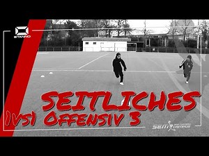 Seitliches 1 gegen 1 Offensiv 3 - SEM Fußballtraining - 2 014TE
