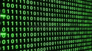 Decoding Binary Data: Revealing Hidden Information through Digital Streams Stock Footage - Video of encoding, code: 411043502