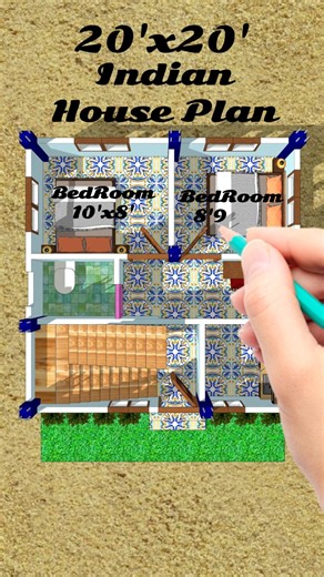 Detail floor plan with measurements | Indian House Plan 🏠 | House Design | Home Plan ~ ~ ~ ~ ~ ~ ~ ~ ~ ~ ~ ~ ~ ~ ~ #interiordesign #civilpathshala #civilengineer #homedesign #architecture | Civilpathshala.com