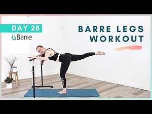 DAY 28 Barre Workout Challenge // At Home Barre Workout Under 10 Minutes
