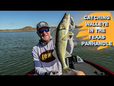 LAKE MEREDITH WALLEYE! Let's Fish #17 - 2020 SouthWEST Lake Meredith, Texas Walleye Fishing
