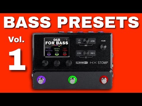 NEW! HX Stomp Bass Preset Pack Demo Vol. 1 | 10 Gig-Ready Tones for Bass Players