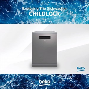 A Childlock is a must-have feature for parents with young kids! To activate this feature, simultaneously hold the fast function and AquaIntense buttons on your Beko Dishwasher. For more helpful How To Videos about your Beko Dishwasher go to bit.ly/BekoDishWasher | Beko