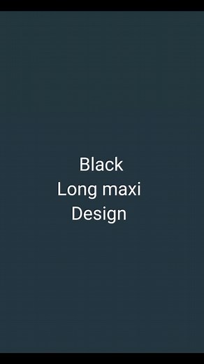 Latest Black Maxi Design for Girls: New Stylish Dresses 2024