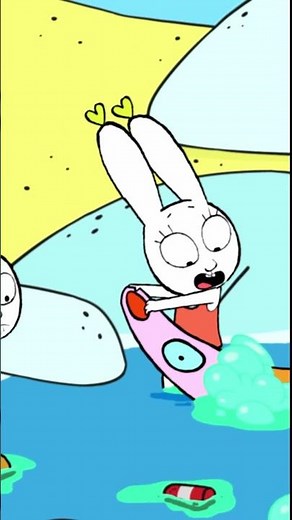 Let's clean the ocean 😉🌊 #shorts | Simon Super Rabbit