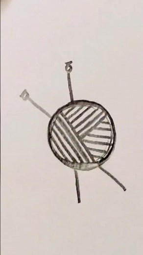 How to draw a sewing thread step by step كيفية رسم خيط خياطة خطوة بخطوة