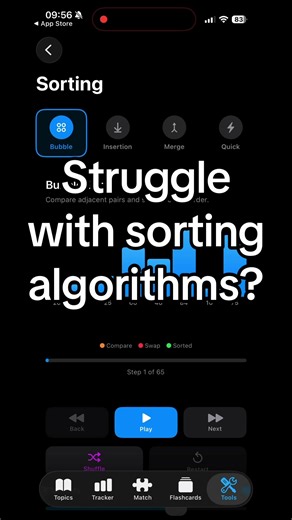 Struggle with sorting algorithms? CS Master got you. 🤓 #compsci #revision #alevel #computerscience #exams