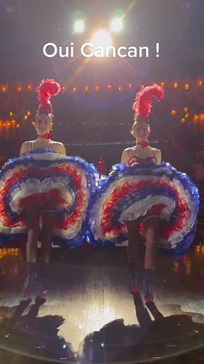 French Cancan Dance at Moulin Rouge in Paris