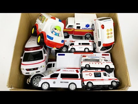 救急車のミニカー走る☆緊急走行テスト☆坂道走る｜ Ambulance miniature car runs! Emergensy driving test