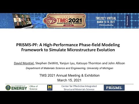 PRISMS-PF: A High-Performance Phase-field Modeling Framework to Simulate Microstructure Evolution