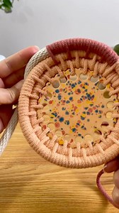 7.3K views · 161 reactions | New tutorial! How to start a coiled basket with a ceramic base! | MaCreme by Cre | Facebook