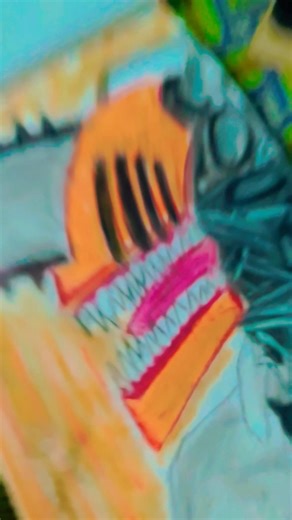 drawing Chainsaw man how to colour Chainsaw men tutorial #animeartist #chainsawmananime