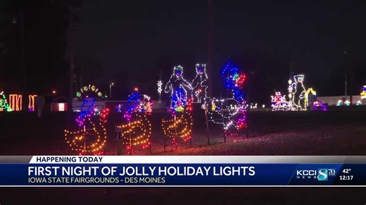 Jolly Holiday Lights returns for another season at Iowa State Fairgrounds