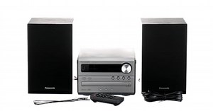 Panasonic SC-PM250EG-S Micro-Hi-Fi-Kompakt-Stereoanlage mit CD-Player, FM-Radio, USB & Bluetooth, 20-W-Lautsprecher, satter Bass & klarer Klang, Silber