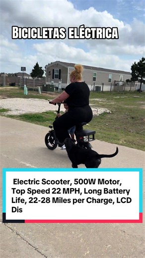# Electric Scooter, 500W Motor, Top Speed 22 MPH, Long Battery Life, 22-28 Miles per Charge, LCD Display, Dual Braking System Commuter Scooter for Adults##bicicletaelectrica#ofertatiktokshop#paseoenbicicleta#tiktokshop